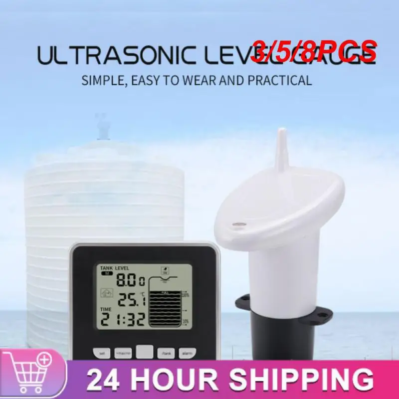 

3/5/8PCS Mini Multifunction Ts-ft002 Sensor Transmitter Ultrasonic Water Tank Liquid Depth Level Meter Wireless
