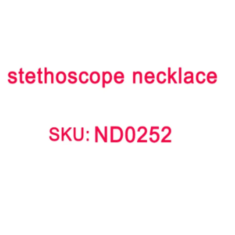 

Custom Stethoscope Name Necklace Stainless Steel Chain Choker Necklace For Nurse Doctor Gift Bff Fashion Christmas Jewelry