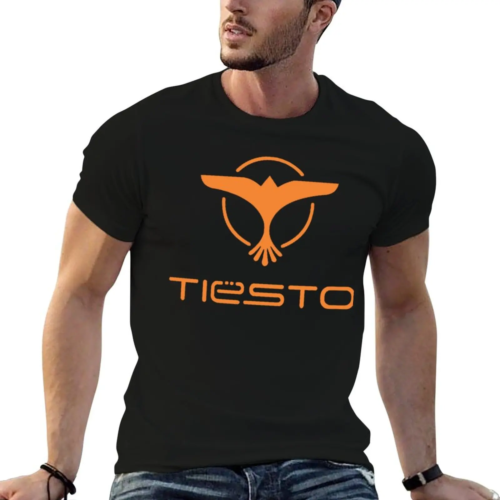 Футболка Tiesto мужская одежда для мальчиков больших размеров с животным принтом