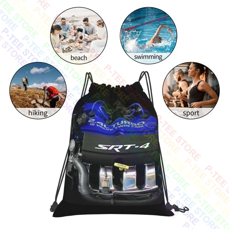 Неоновая спортивная сумка на шнурке с двигателем л