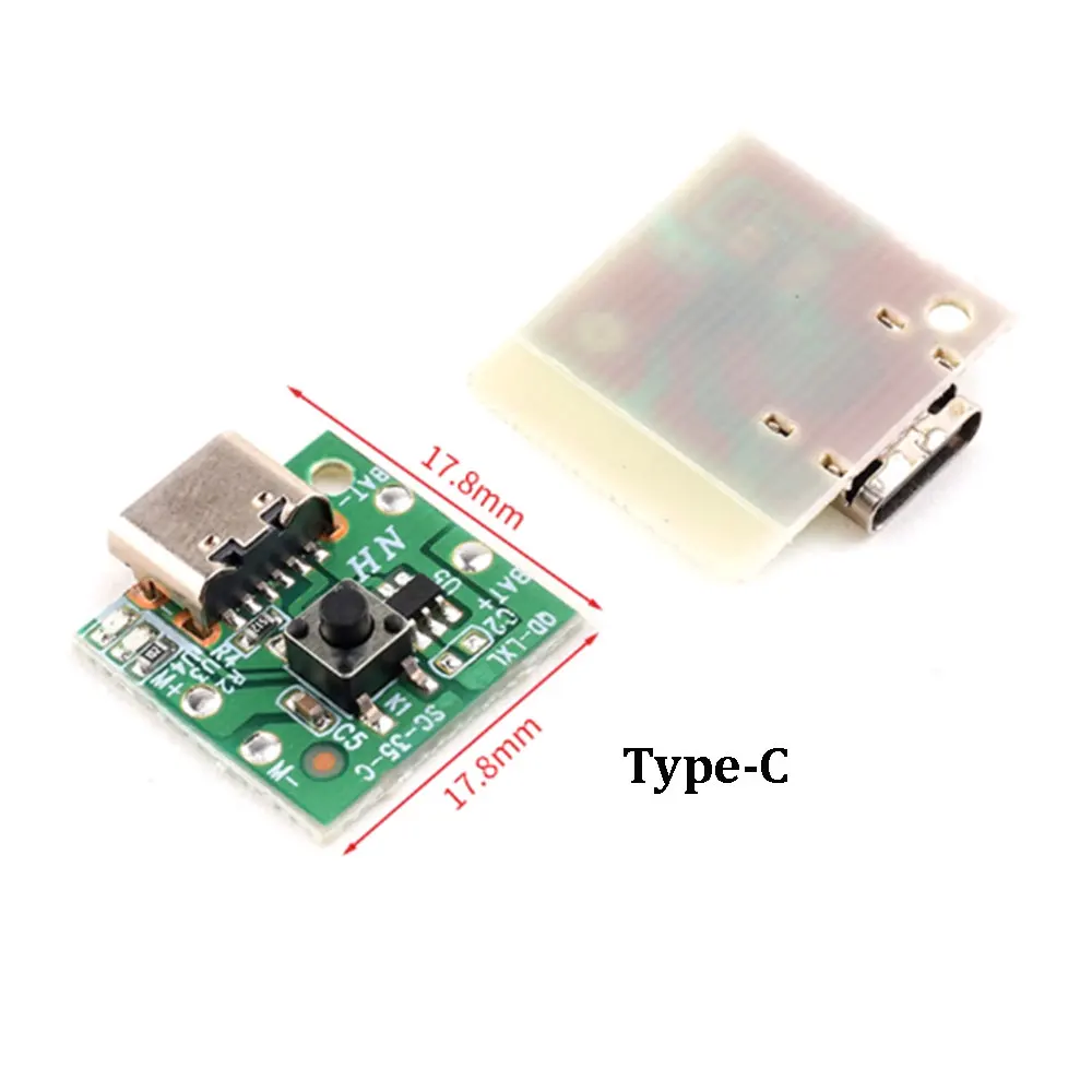 

1/5/10 шт., маленькая плата вентилятора с зарядкой через USB, плата управления, печатная плата, универсальная плата к материнской плате, портативная мобильная плата вентилятора