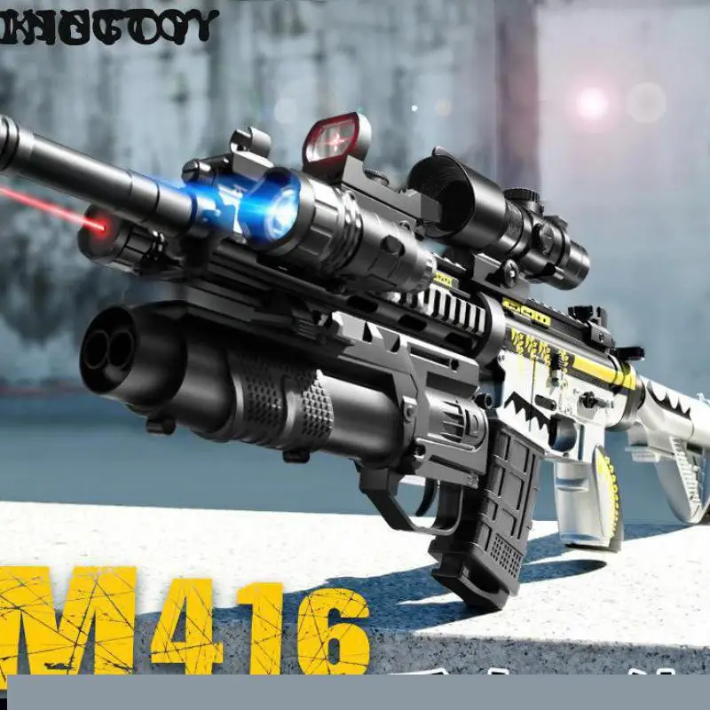 Гелевый пистолет Blaster M416, электрический ручной пистолет, игрушечная пневматическая винтовка, пистолет для пейнтбола, гелевый пистолет для шаров, для взрослых, мальчиков, детей, Cs, стрельба, фальшивый пистолет K676
