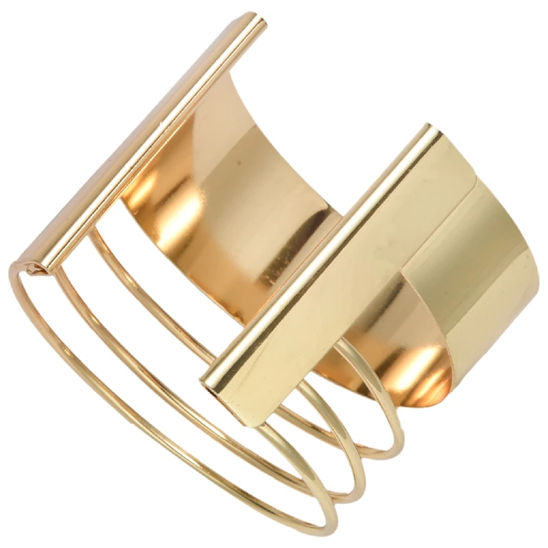 Металлическая катушка открытый конец манжеты браслет для женщин День матери