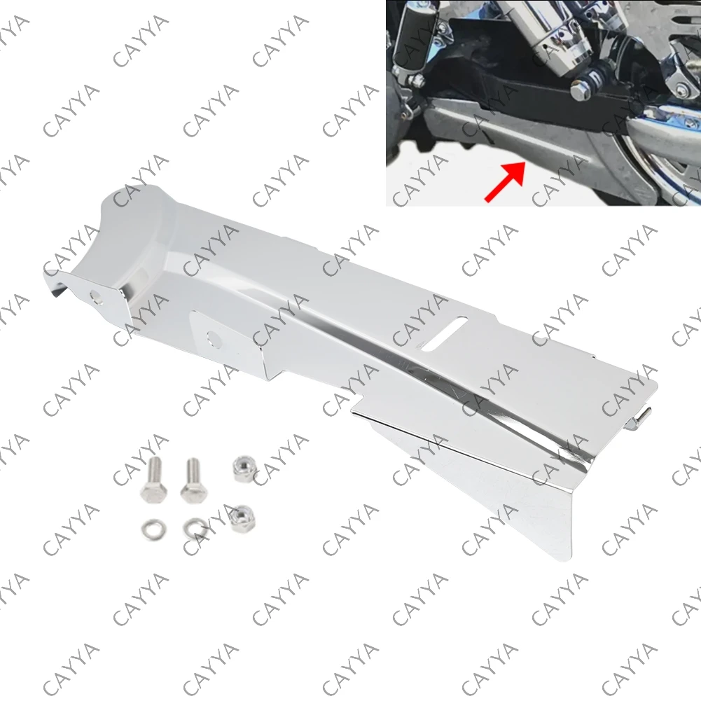 

Защитная крышка нижнего ремня, хромированная для Harley Dyna Wide Glide FXDWG Low Rider 2007 2008 2009 2010 2011 2012 2013 2014 2015 2016 2017