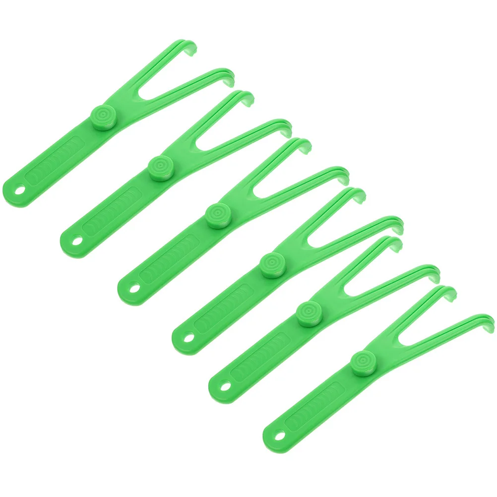 

6 Pcs Braces Floss Dental Holder Reusable Sticks Picks Tooth Replaceable Flosses Refillable