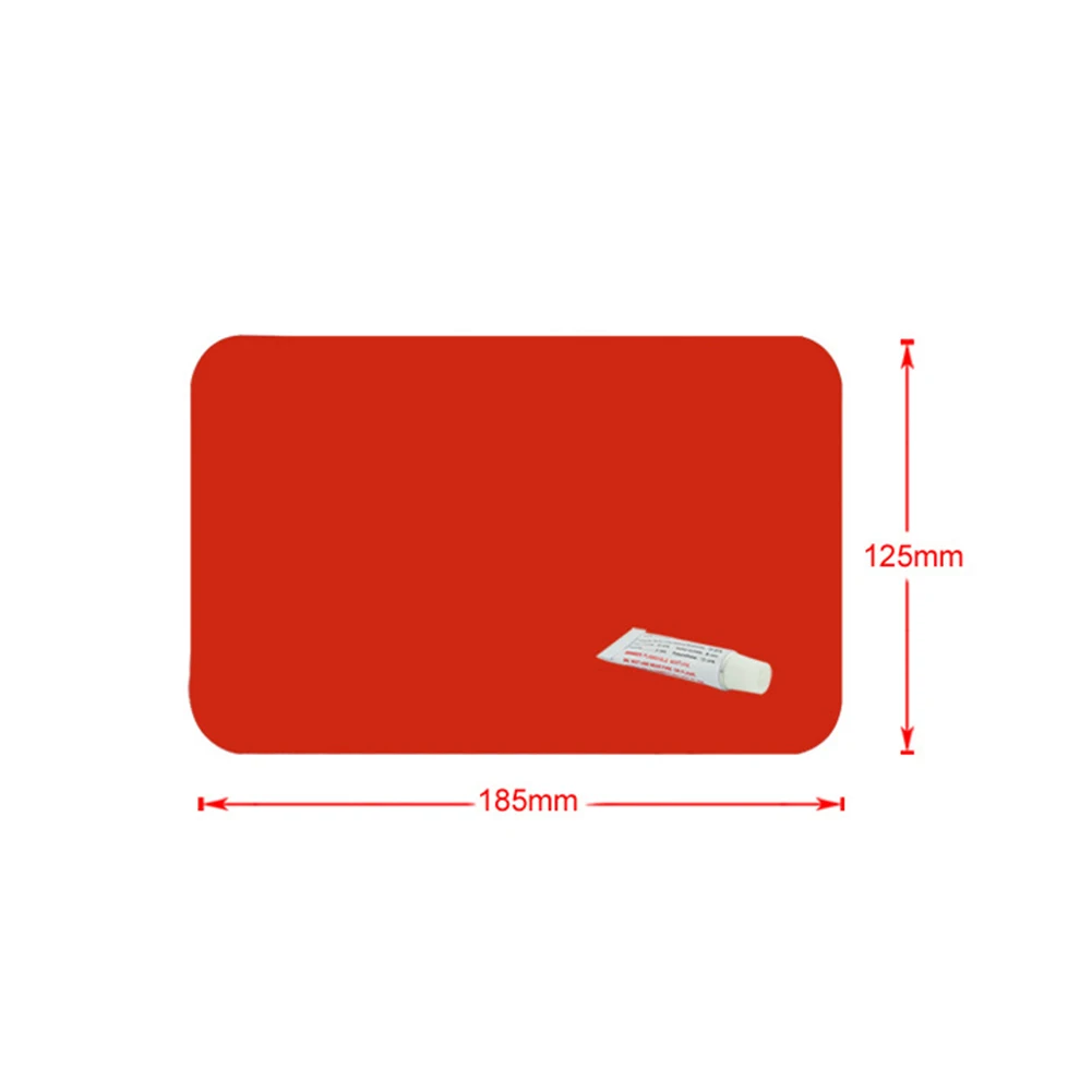 

185x125mm Inflatable Plastic Boat Kayak Special PVC Repair Patch Kit With Glue Durable Waterproof Repairing Inflatable Boats