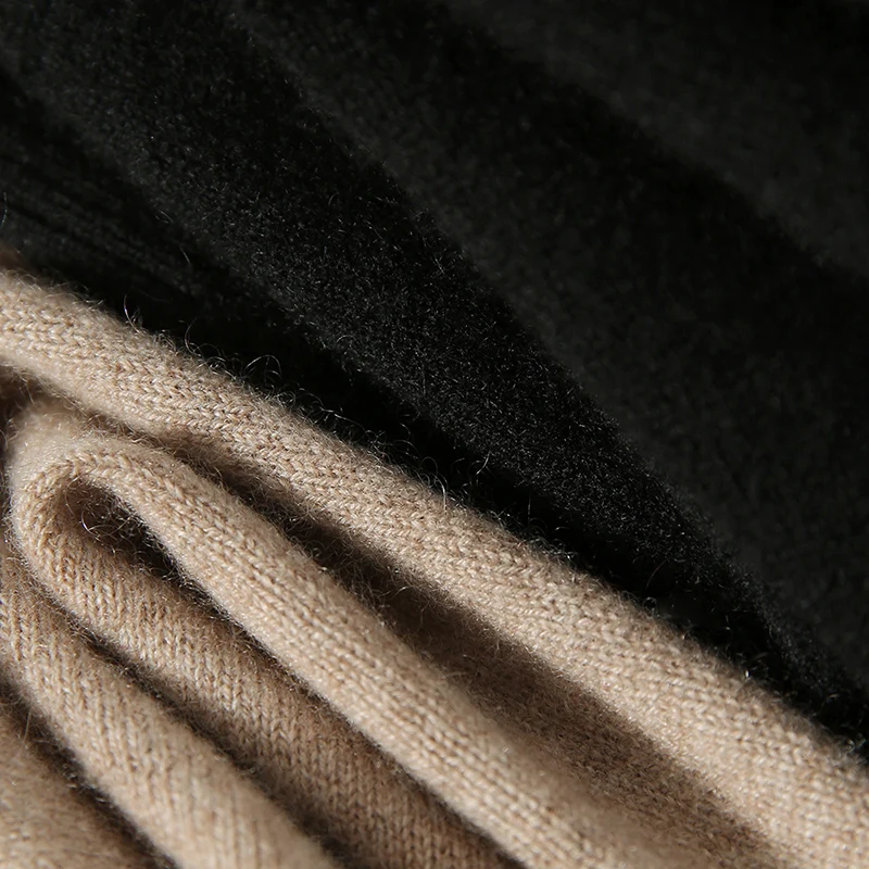 Retro Elegant Split Hem Sweater Outerwear Autumn and Winter New Loose Slimming round Neck Angora Knit cardigan Women