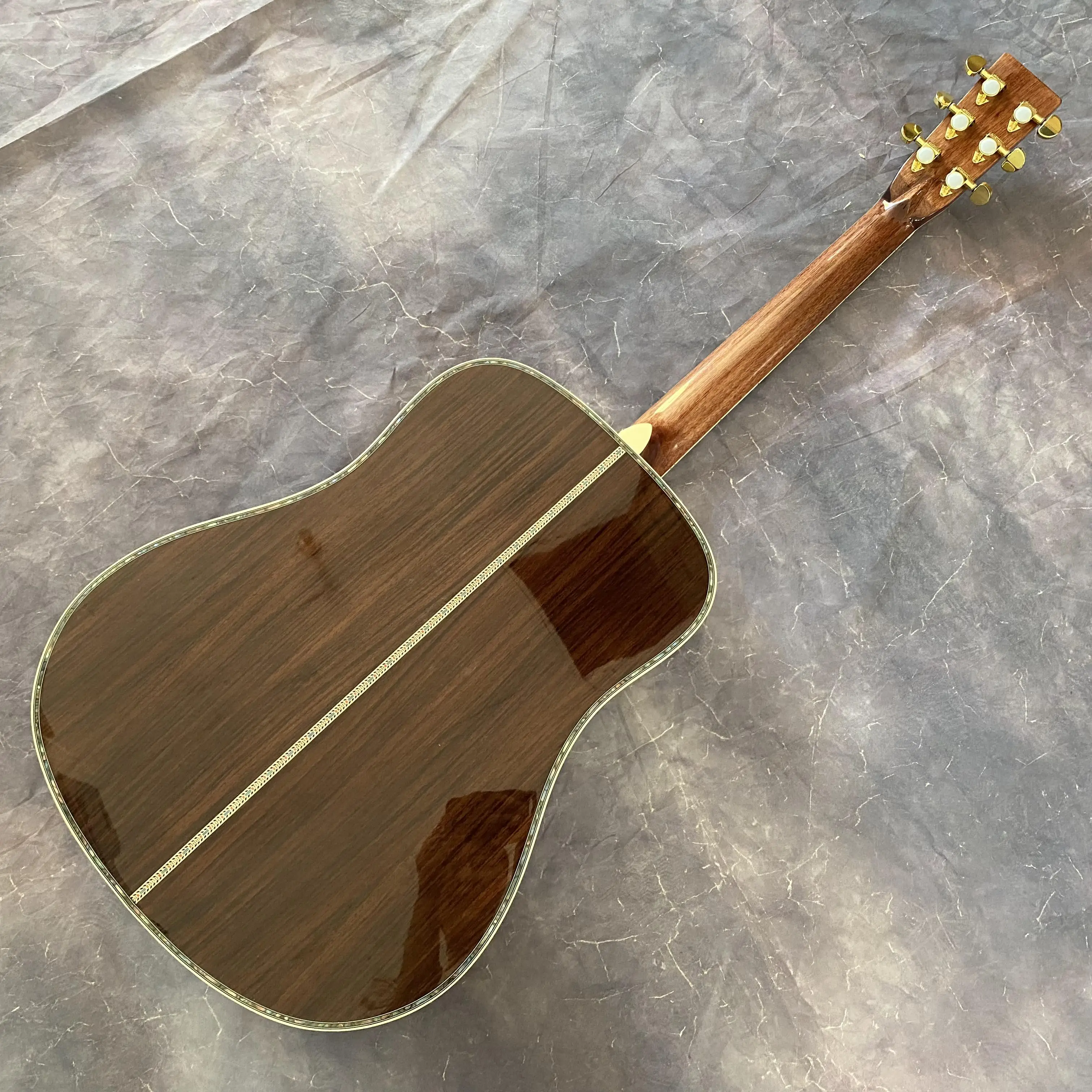 D45 41 дюйм твердая ель акустическая электрогитара гриф из палисандра 20 ладов 6