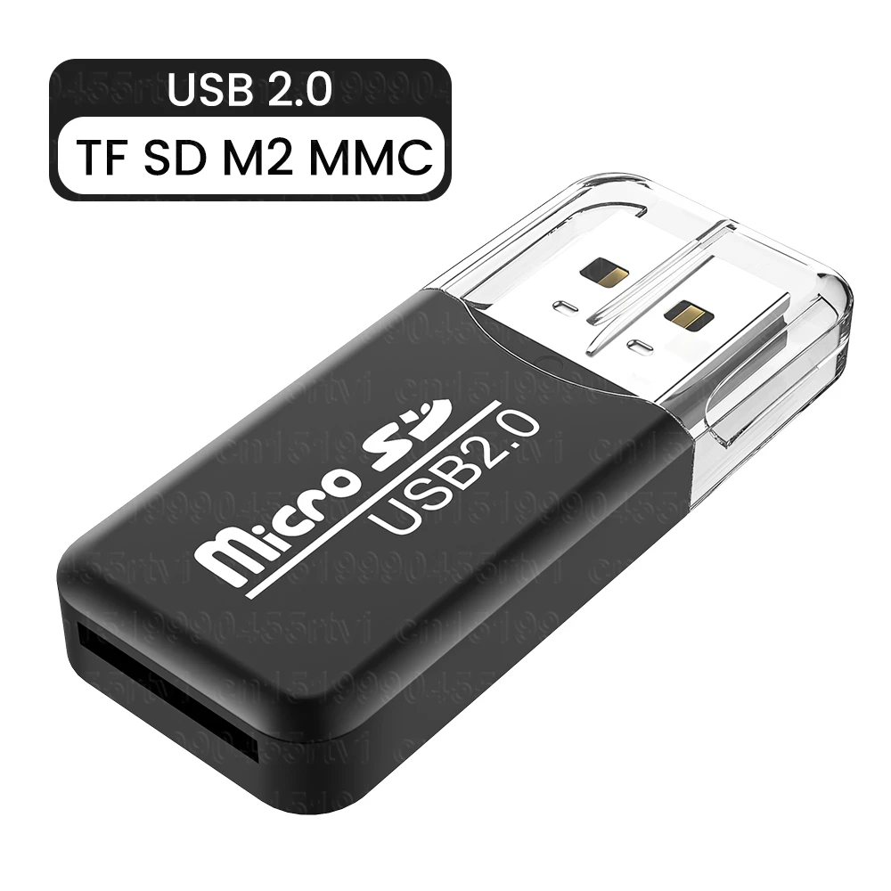 

2in1 SD TF Card Reader USB 2.0 OTG Smart Memory Card Adapter for Laptop Mini Size USB2.0 Data Converter SD TF Card Readers