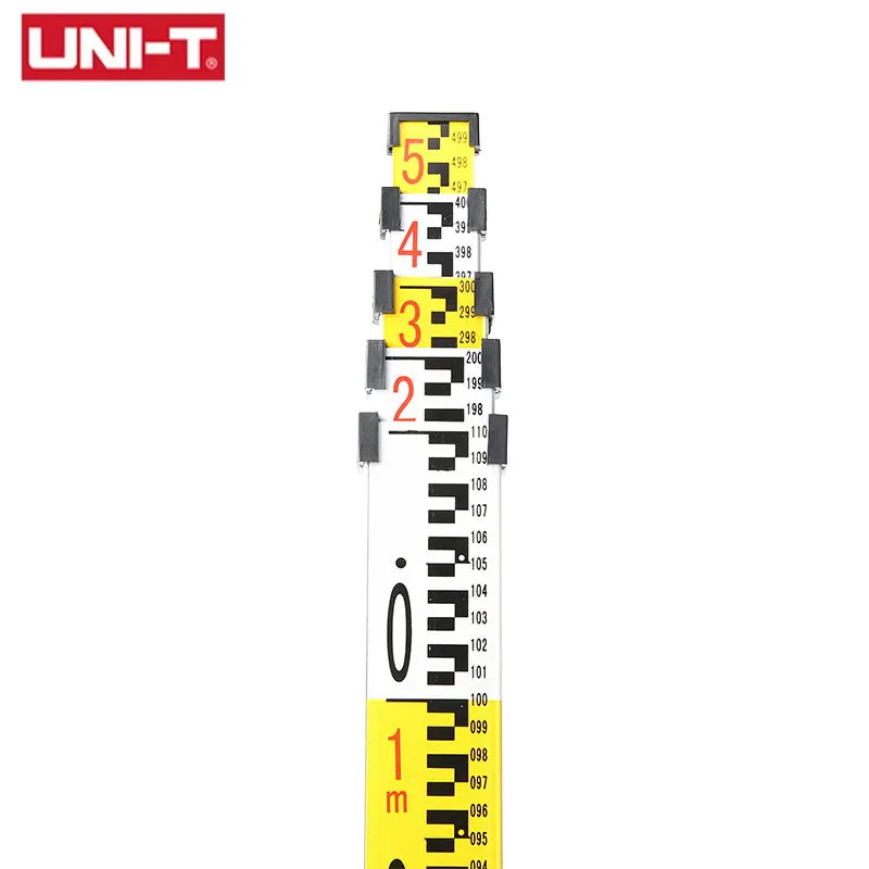 UNI-T Level Tower Ruler Thickened 5 Meters Aluminum Alloy High-precision Measurement Telescopic Scale Ruler By Ruler LM311