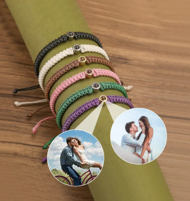 Пользовательский фотопроекционный браслет проекционные браслеты с