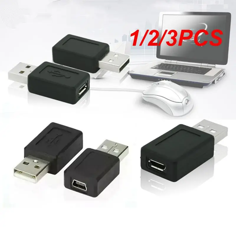 

1/2/3PCS Adapter User-friendly Compact High-speed Durable Versatile Usb2.0 Micro 5pin Adapter For Android Smartphones Converter