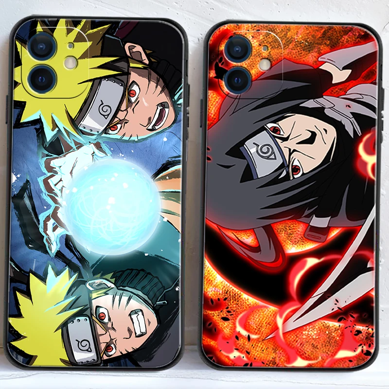 

Naruto Anime Phone Cases For iPhone 11 12 Pro MAX 6S 7 8 Plus XS MAX 12 13 Mini X XR SE 2020 Funda Soft TPU Carcasa Coque
