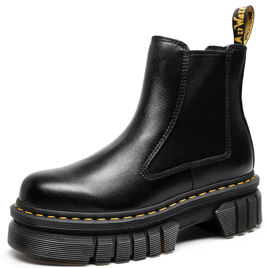 

5 cm thick-soled Martin boots women's British leather student boots short shoe muffin sole