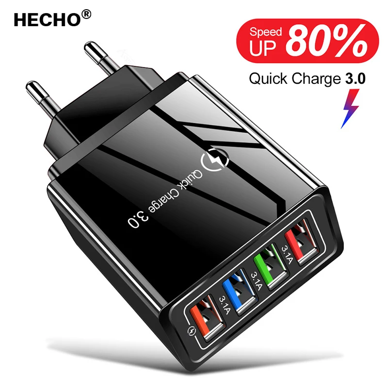 

USB-адаптер для быстрой зарядки, 48 Вт, QC 3,0 4,0