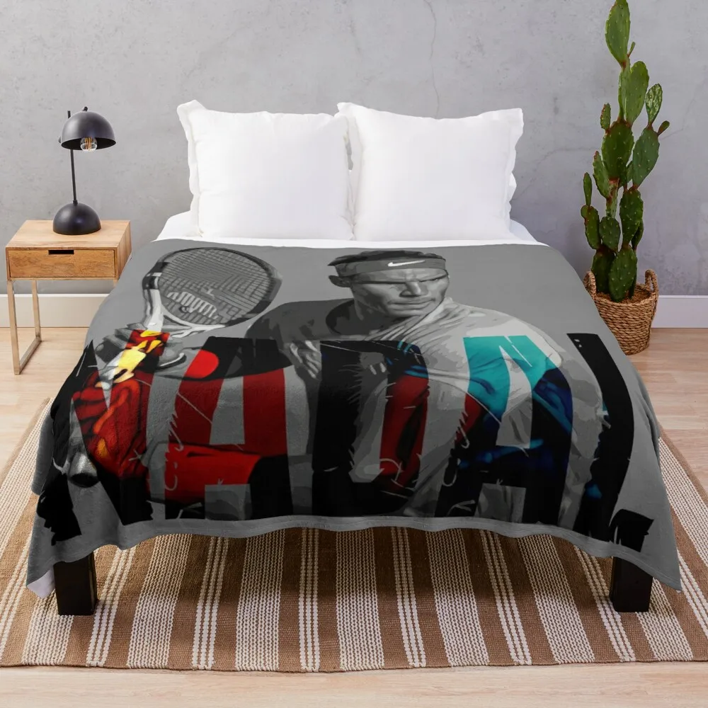 

Пушистое одеяло по премиум-дизайну по фигуре Надаль, плюшевое одеяло