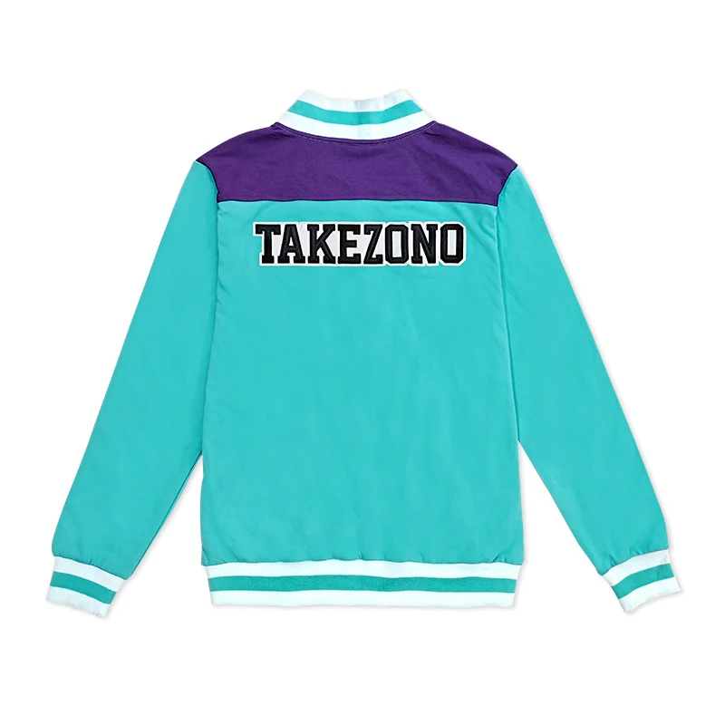 

Slam Dunk Takezono High School Basketball Team Tatsumasa Oda Zipper Coat Casual Long Sleeve Embroidery Sport Jacket