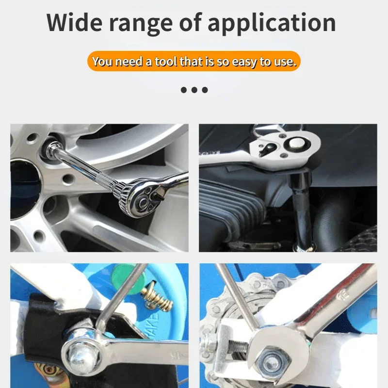 46 шт. набор инструментов для ремонта автомобиля головок 1/4 дюйма инструмент