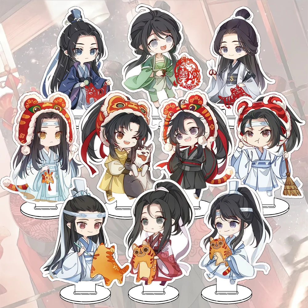 Двухмерные виртуальные персонажи из аниме Mo Dao Zu Shi подставка модель брелок Llaveros