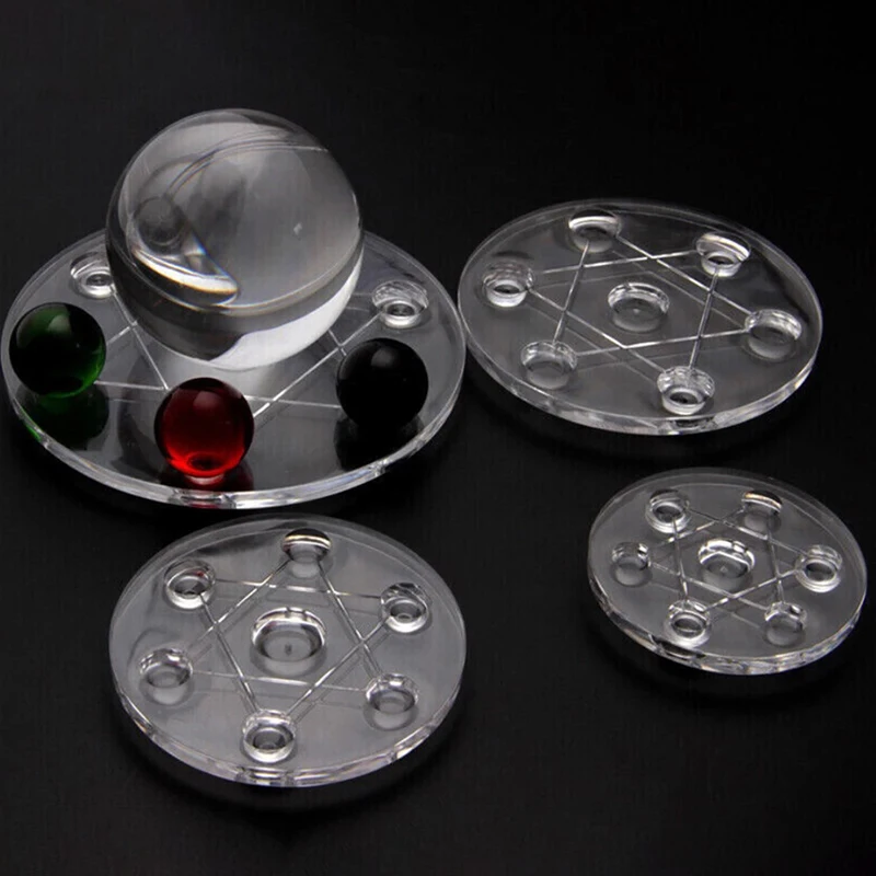 Круглая акриловая основа для семь звезд подставка нижней части хрустального