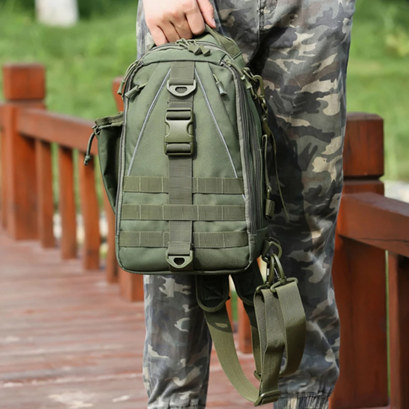 

Camping Sports Trekking Climbing Male Crossbody Fishing Outdoor Chest Bag Men Hiking Military Tactical Shoulder Bag