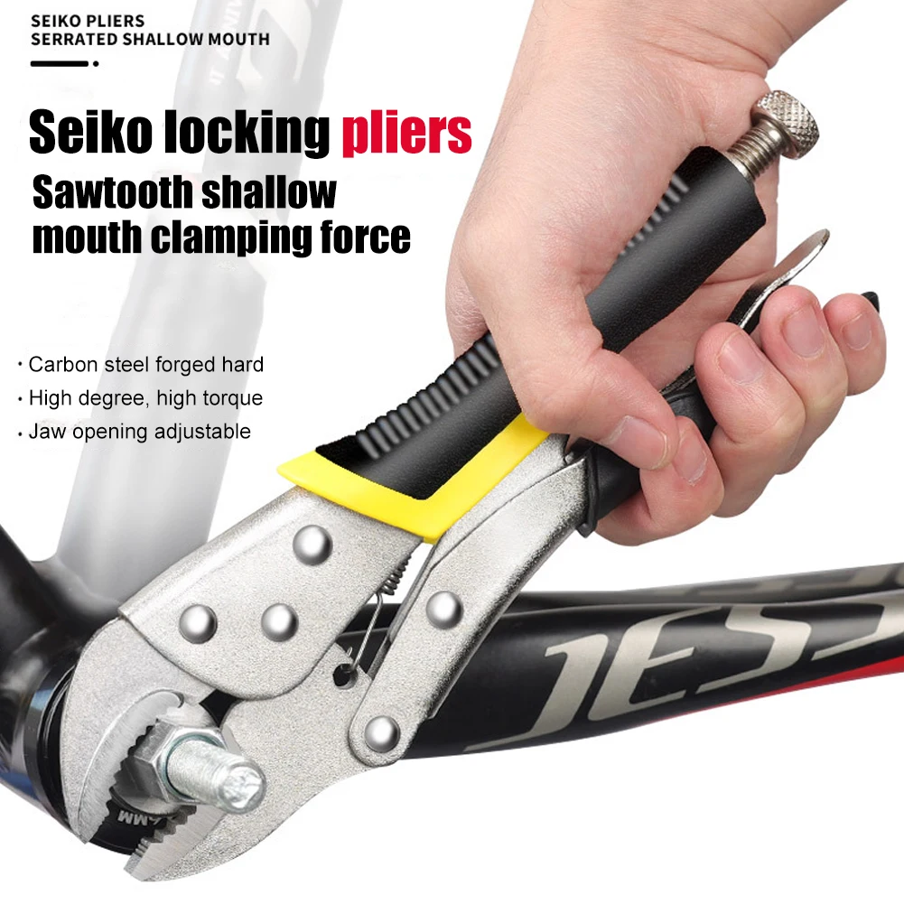 

Клещи из углеродистой стали многофункциональные регулируемые велосипедные универсальные фиксированные клещи Нескользящие круглые кусач...