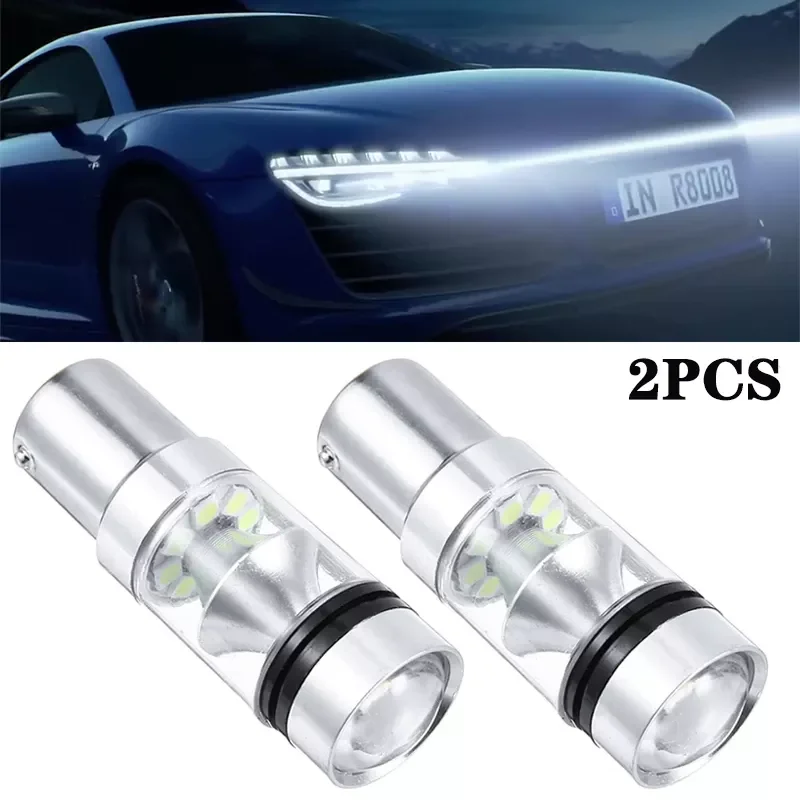 

2 шт., Автомобильные светодиодные задсветильник лампы 1157 BA15S 1156 100W 20SMD