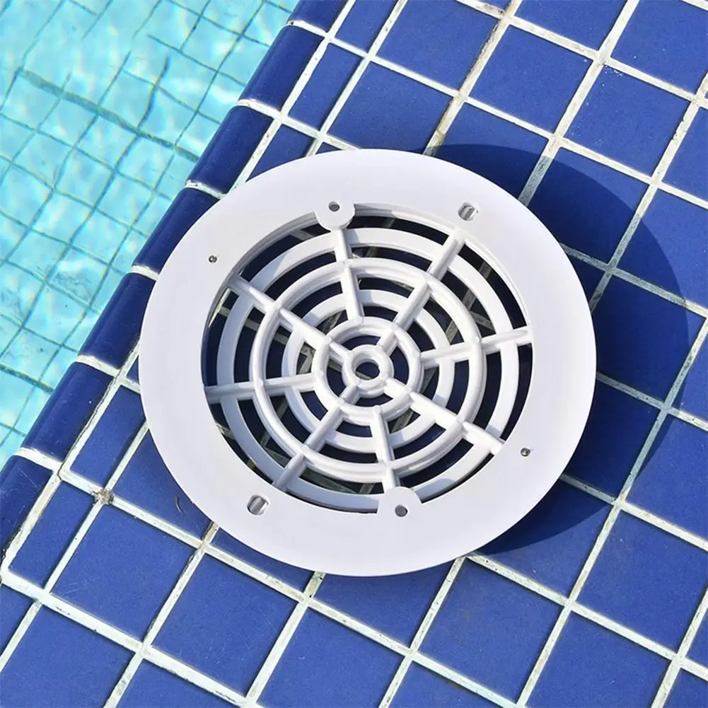 

Swimming Water Pool Filter Anti-Corrosion Cover Round Main Drain Device ABS Floor Drain Cover For Swimming Pool Replacement K8A0