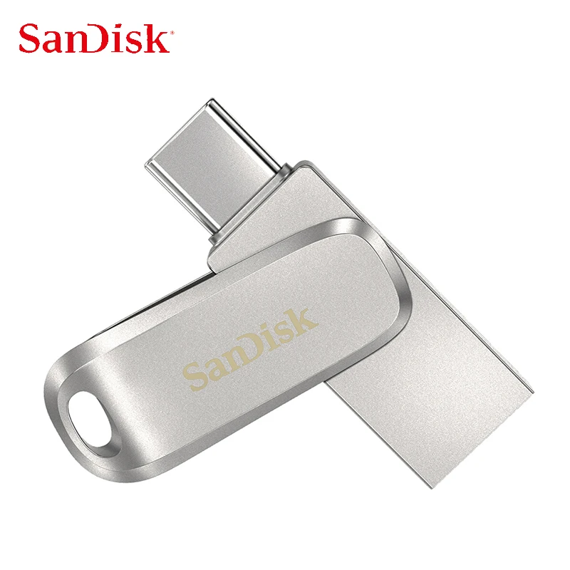 

SanDisk Memory Stick 32GB 64GB 128GB Type-C OTG USB 3.1 USB Flash Drive 256GB 512GB Metal Pendrive 1TB U Disk Type A SDDDC4