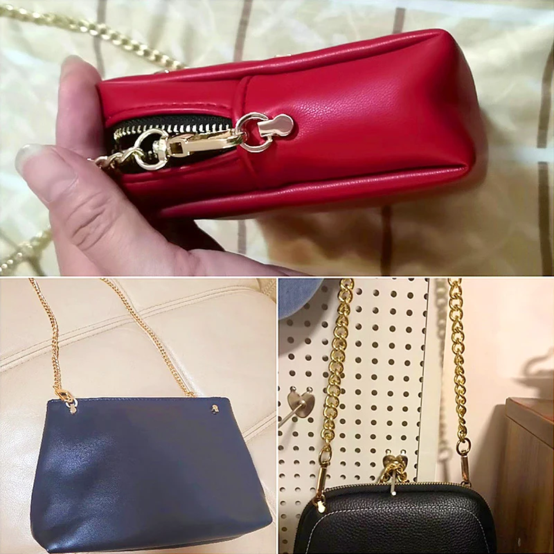 10pcs High Quality Swivel Head Clasp Bag Strap Solid Brass Nail Buckle Nipple Rivet Metal With Ring Leather DIY Accessories