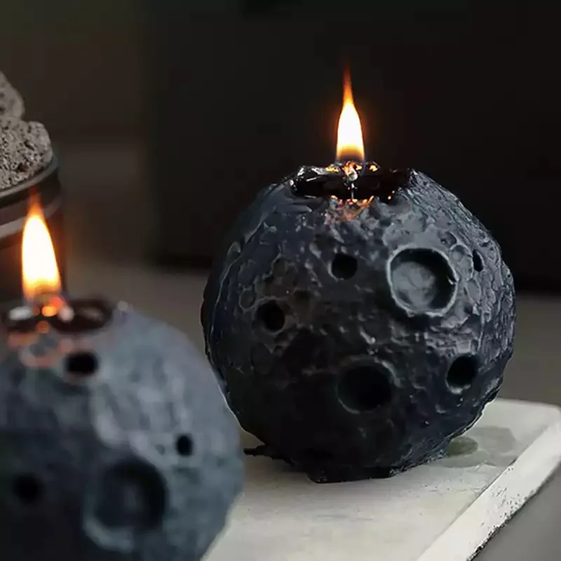 

Spherical Moon Handmade Scented Candles Aromatherapy Fragrance Aesthetic Home Decoration Souvenir For Wedding Guests Wholesale