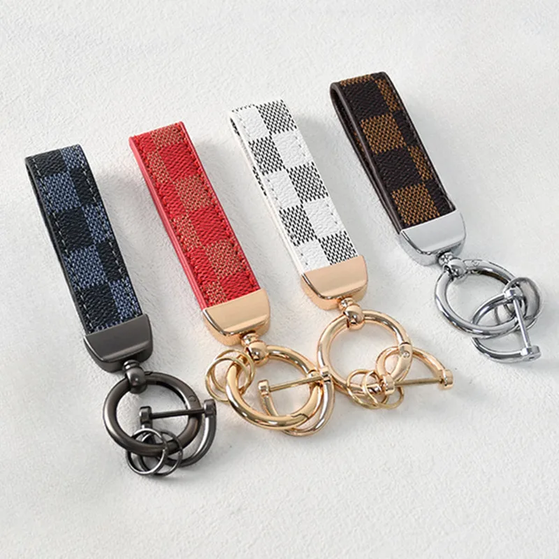 

Retro Vintage Leather Keychain Car Key Chains For Men And Women Bag Accessory Keyring