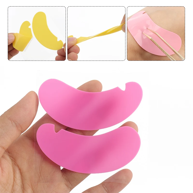 1 пара многоразовых U-образных подушечек для глаз силиконовые полоски подтяжки