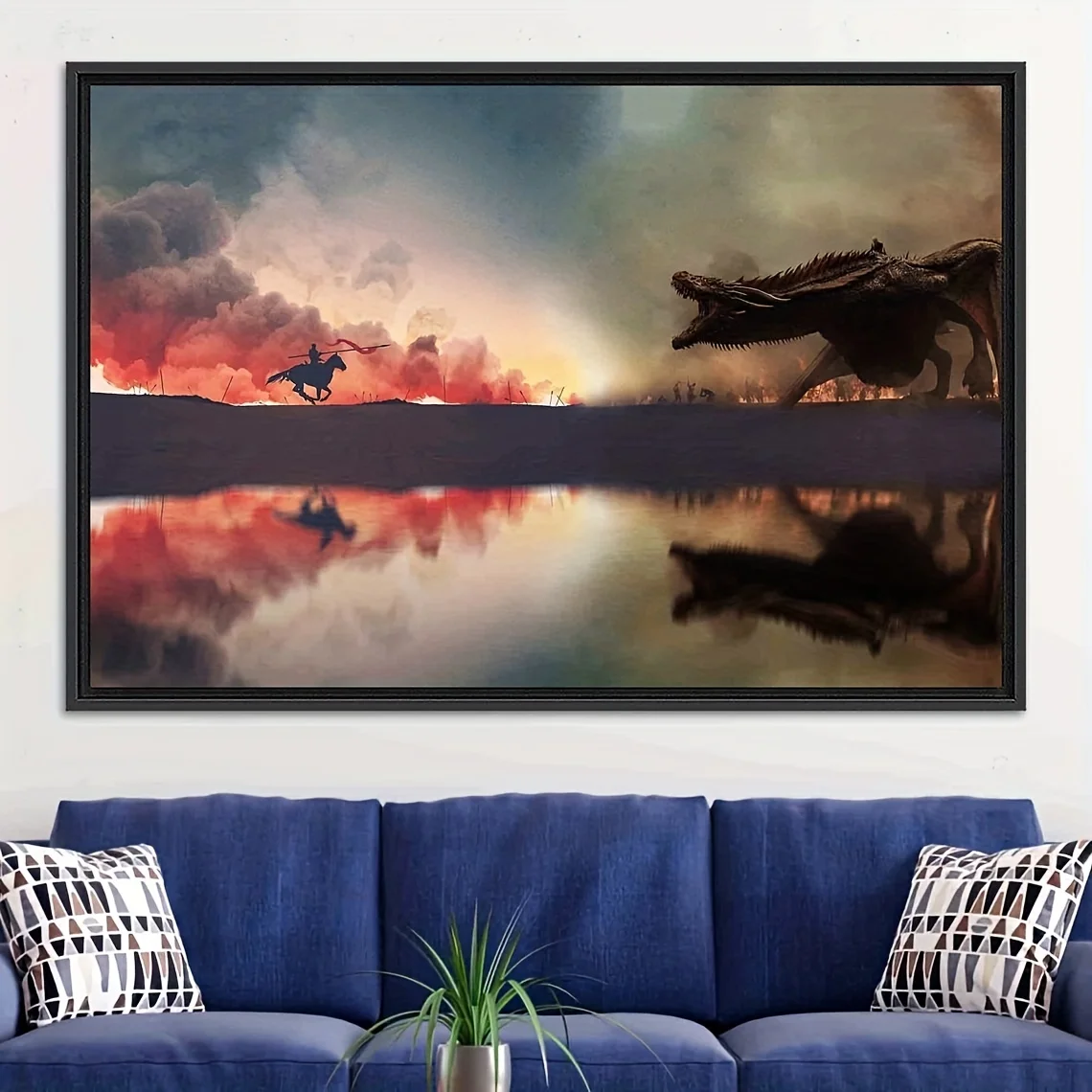 Плакат с играми металлических престолов