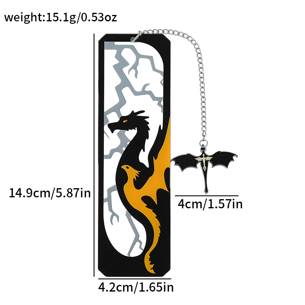 

Акриловые закладки Fourth Wing Dragon