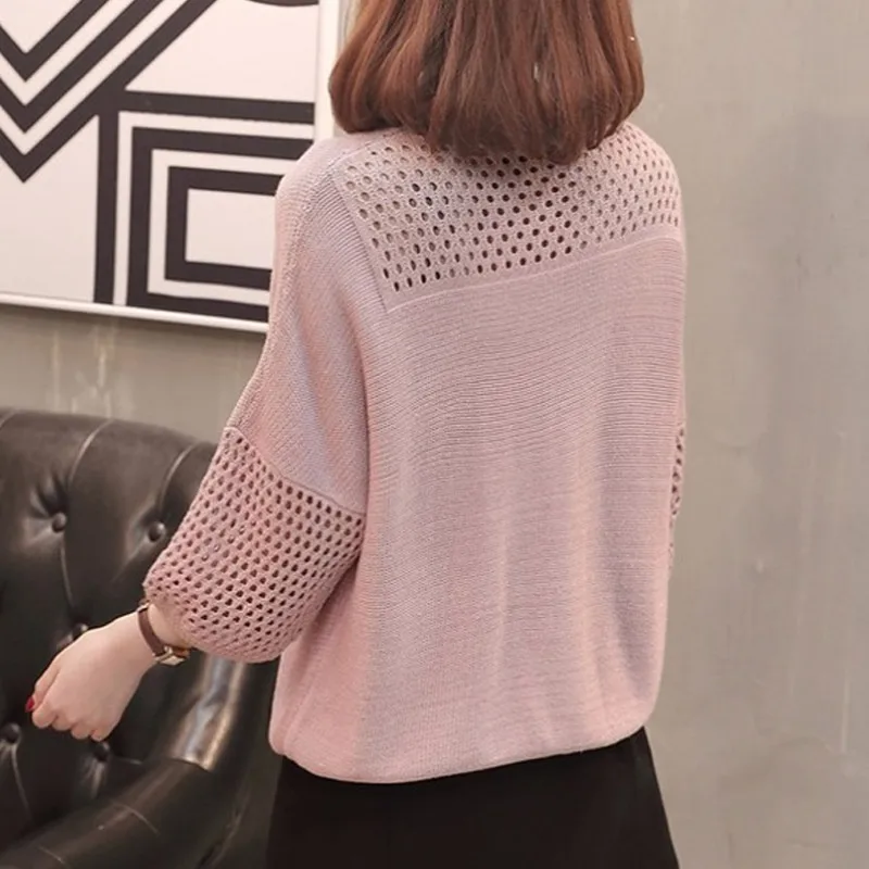 Женский трикотажный свитер однотонный для весны путешествий свиданий