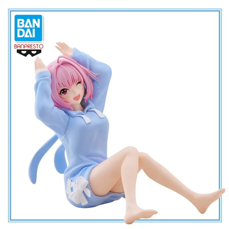 В наличии BANDAI Banpresto Yumemi Riamu The Idolm@ster Золушка Girls Relax Time Series Kawaii Аниме Фигурка Модель