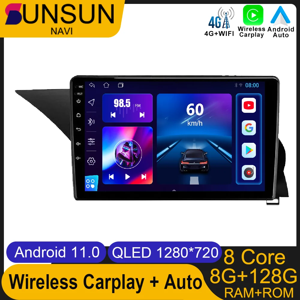 Android 11 для Mercedes Benz GLK Class X204 2012 - 2015 автомобильное радио стерео беспроводное Carplay