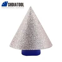 shdiatool 1pc diamond chamfer m14 diameter50mm shape round bevel enlarge holes tile grinder crowns ceramic masonry milling bits