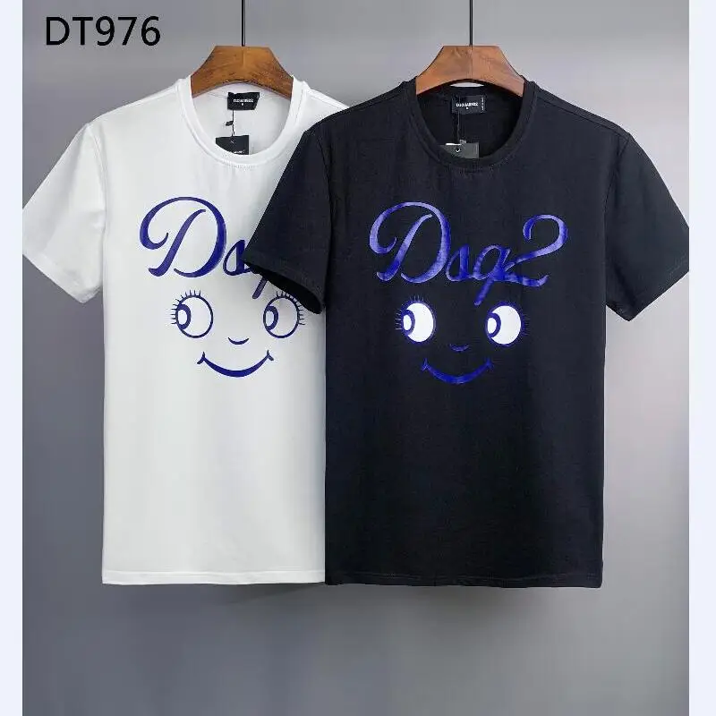

DSQUARED2 Cotton Letter Print Men's T-shirt Clothing DT976#