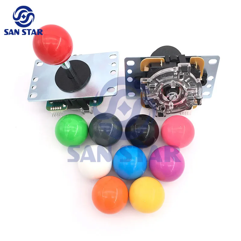 Original Sanwa 4 Way 8 Way Joystick For DIY Pandora Arcade Game Box Fightbox Controller Boxing Fighter Stick