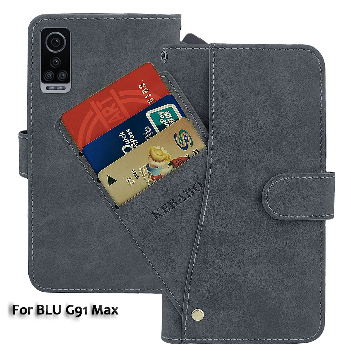 

Кожаный кошелек BLU G91 Max, чехол 6,8 дюйма, модный роскошный чехол-книжка с передней картой G91 Max BLU, магнитные чехлы для телефонов