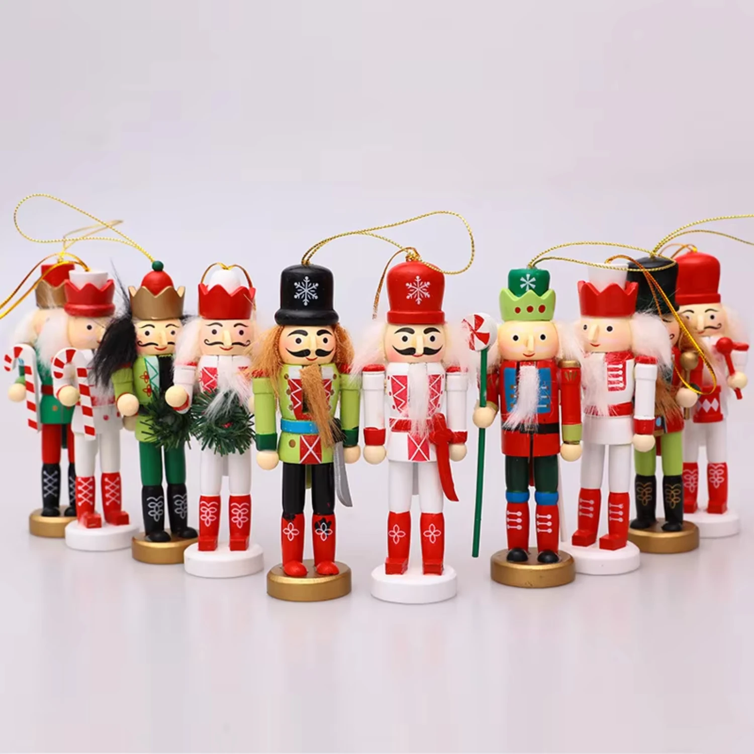 Tendance 2024 Navidad Щелкунчик ремесло украшение для рождественской елки солдаты