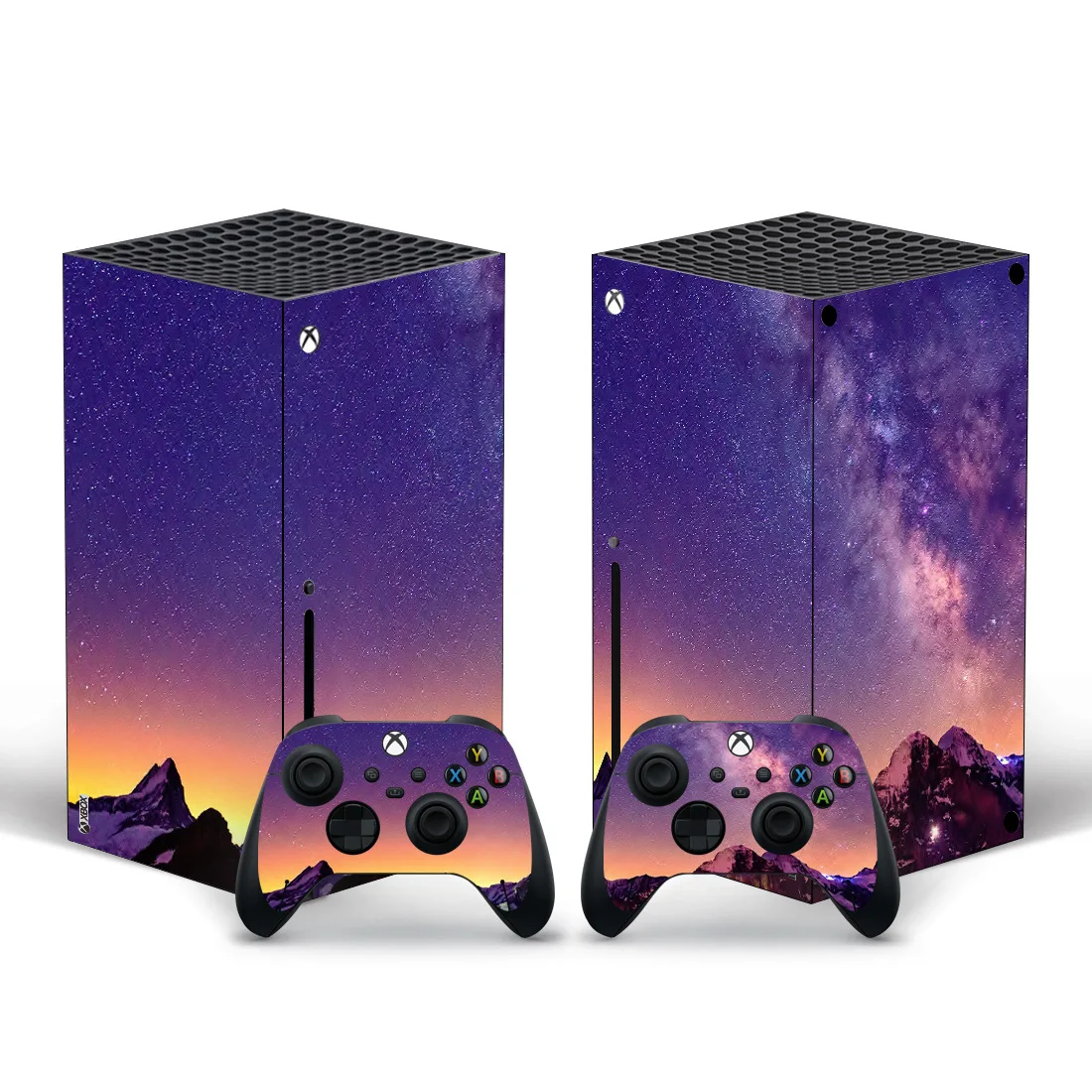 

Stickers Compatible with Xbox Series X Starry Sky Series Game Console Stickers Host Stickers Personality Color Stickers