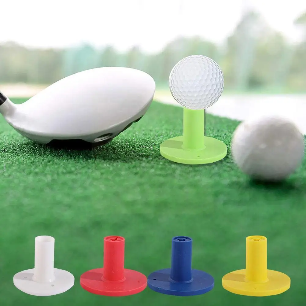 

10pcs Rubber Golf Tees Stability Tee Holder 5 Colors 3.8 Height Golf Training Aid For Driving Range And Practice Mat New I7h7