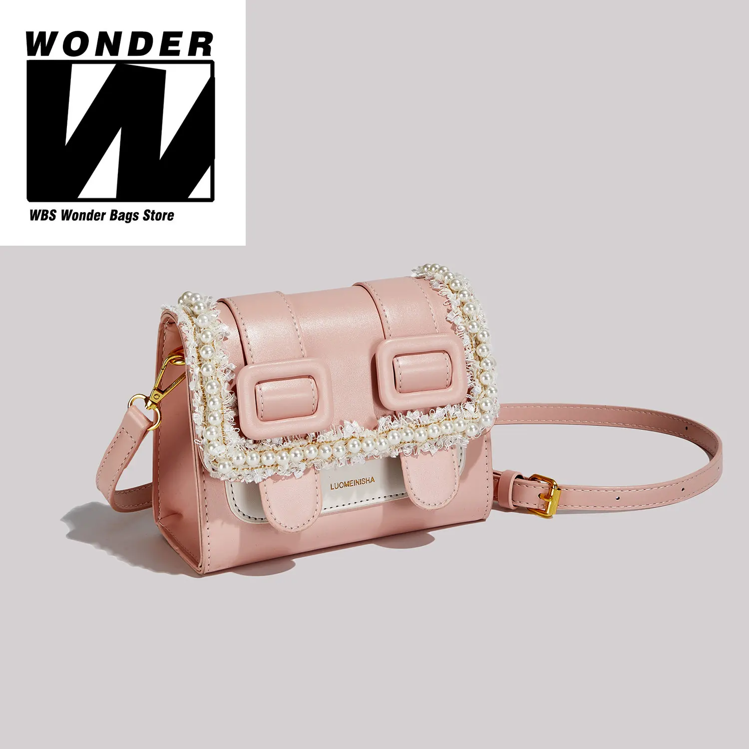 

2023 New Trend Mini Square Bags for Women Crossbody Bag Portable Pink Blue Handbag Trendy Fashion Small School Bags Korean Style