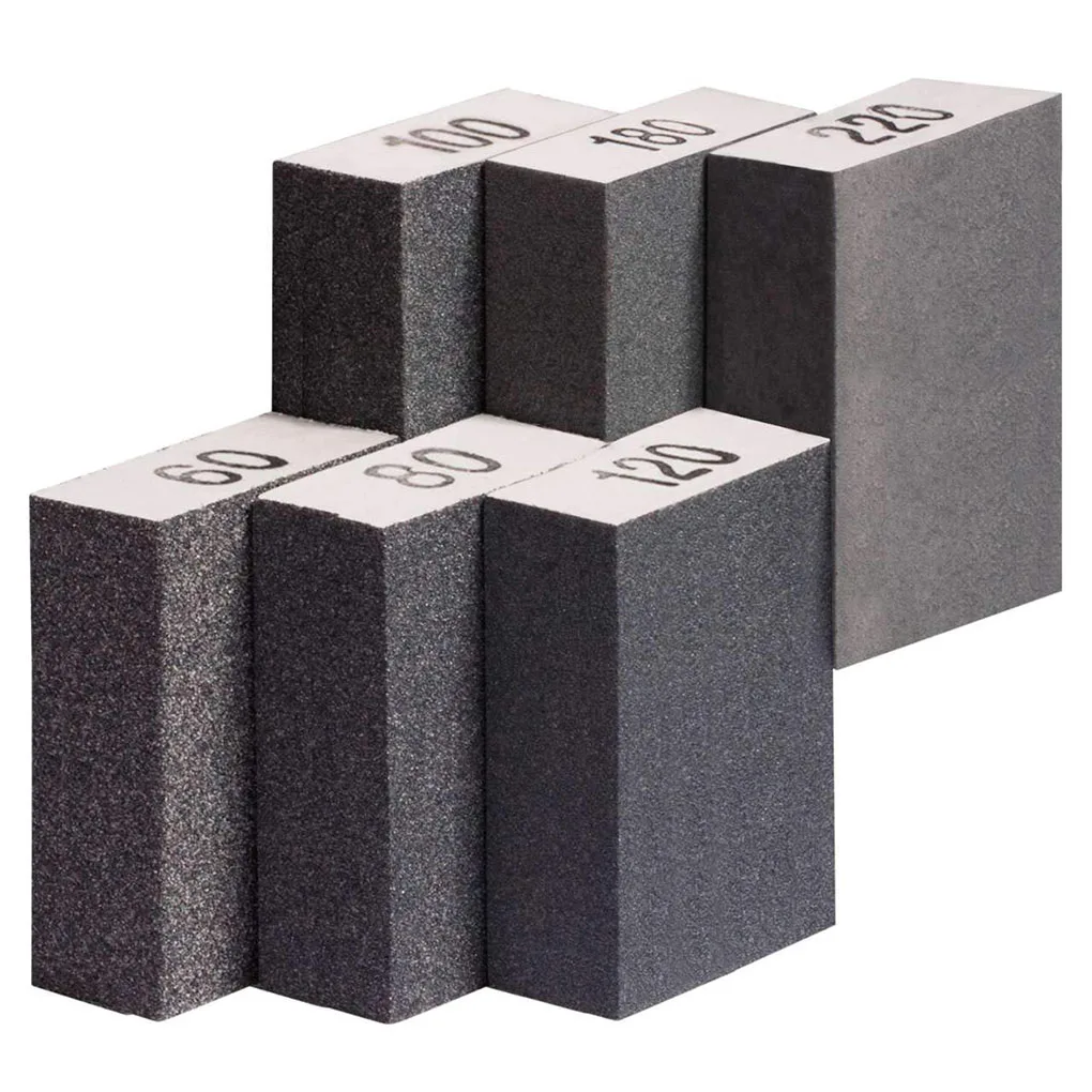 

12 шт., абразивные губки для шлифовки и полировки дерева