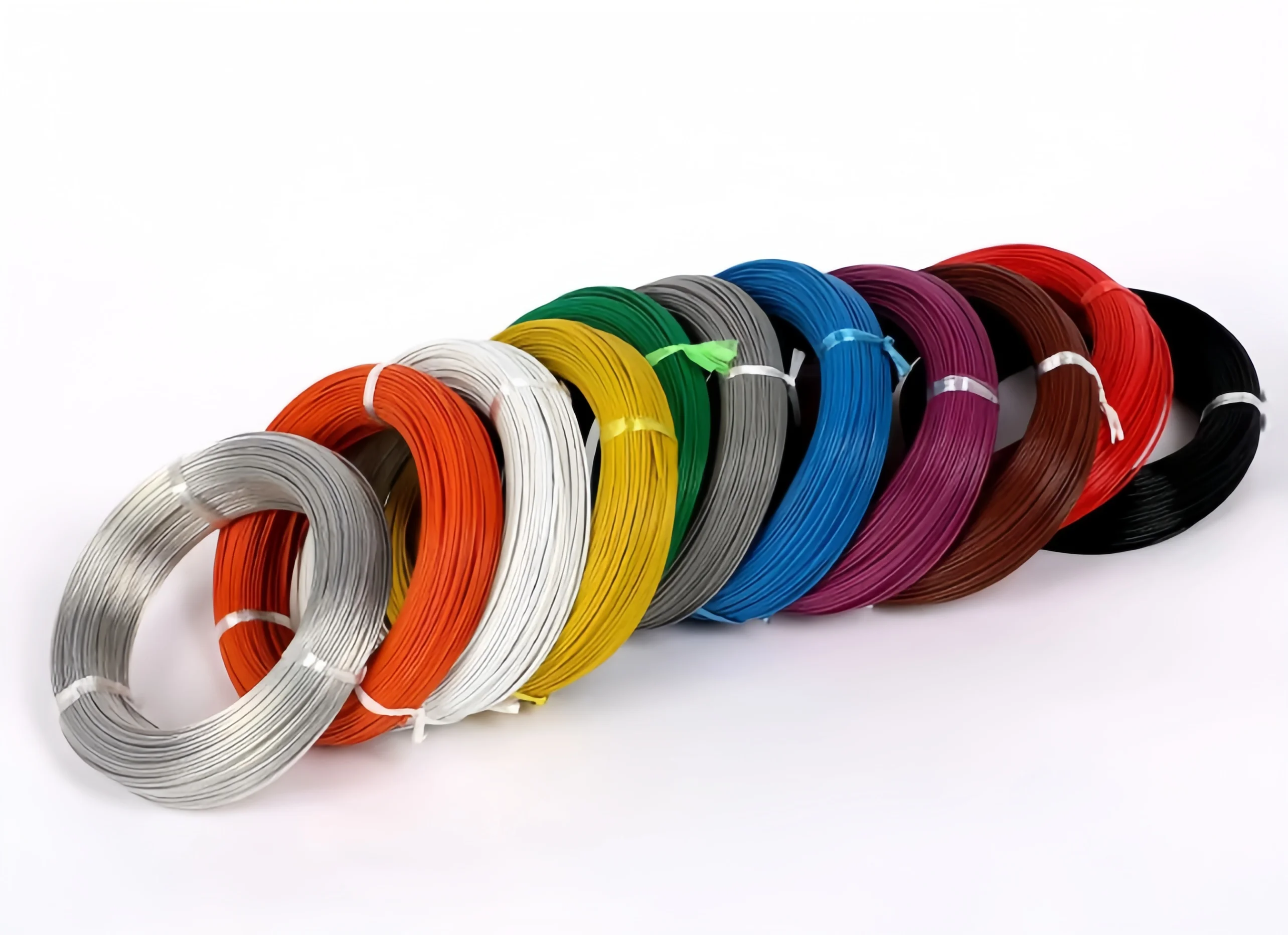 5/10 м PTFE посеребренный провод высокая термостойкость 26AWG-10AWG высокотемпературная