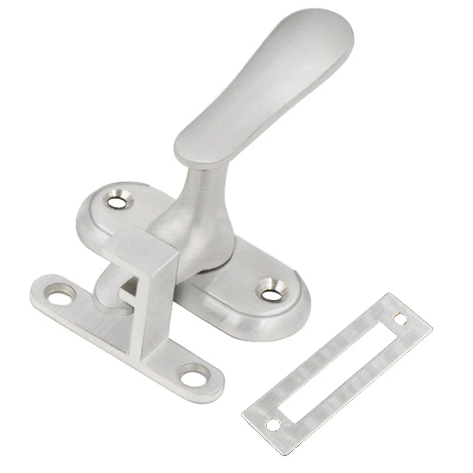 

1 шт., сверхмощная защелка из нержавеющей стали, противоугонный замок, дверная пряжка, деревянная дверная защелка, мебельная фурнитура, дверной замок, инструмент, аксессуары