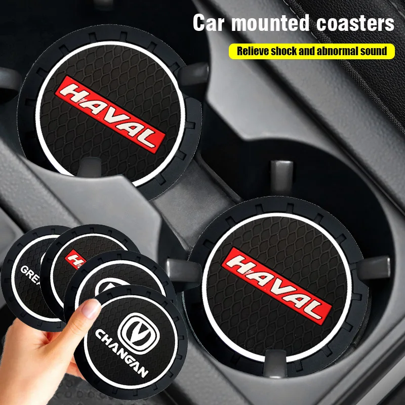 

Rubber Car Cup Mat Waterproof Non-slip Coasters for Lexus RX Lx570 Is350 Es350 RX330 RX300 GS IS250 NX LS ES LX Car Accessories